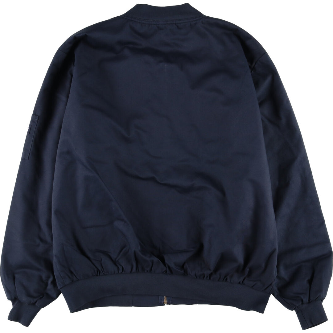 Dickies padded work jacket, men's size XL polyester navy blue type Vintage Second Hand