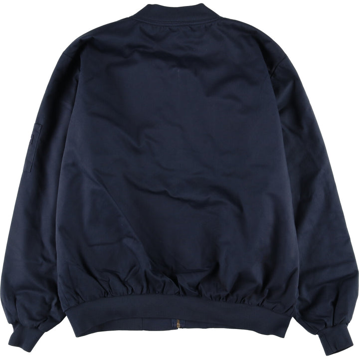 Dickies padded work jacket, men's size XL polyester navy blue type Vintage Second Hand