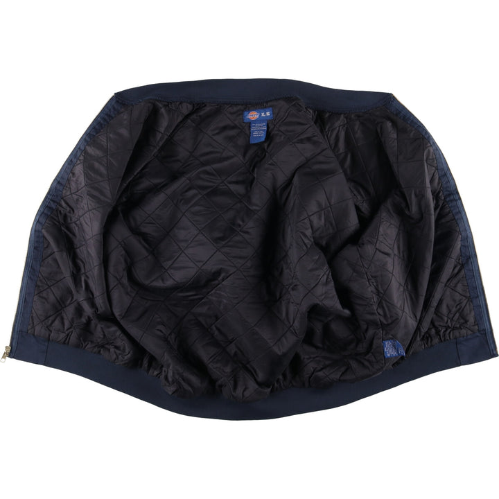 Dickies padded work jacket, men's size XL polyester navy blue type Vintage Second Hand