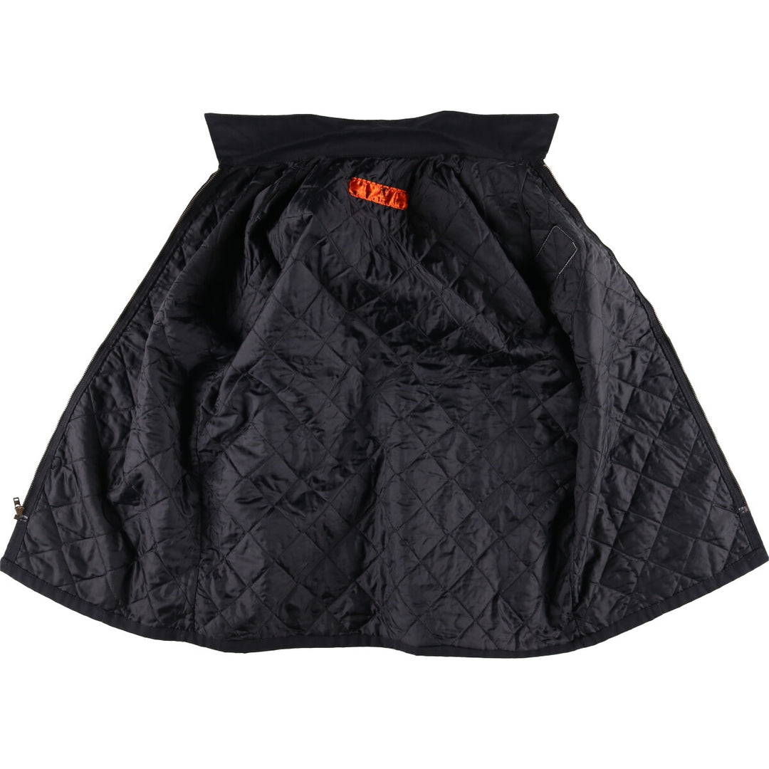 Red kap padded work jacket, men's size M polyester black type Vintage Second Hand