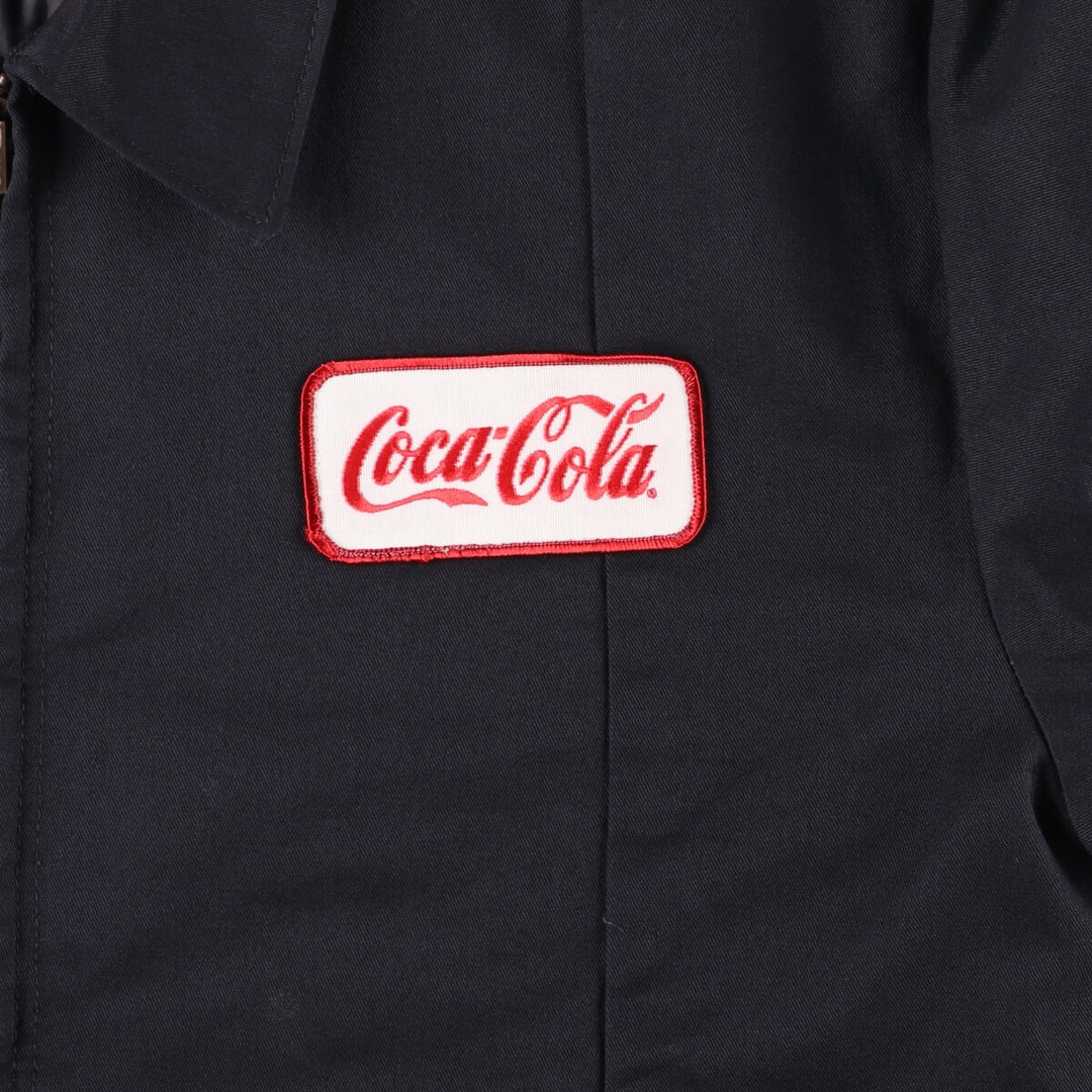 Red kap padded work jacket, men's size M polyester black type Vintage Second Hand