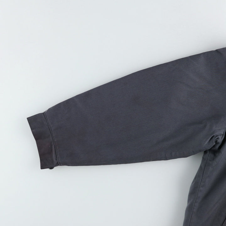 90'S Red Kap padded work jacket, men's size L, vintage polyester gray type Vintage Second Hand