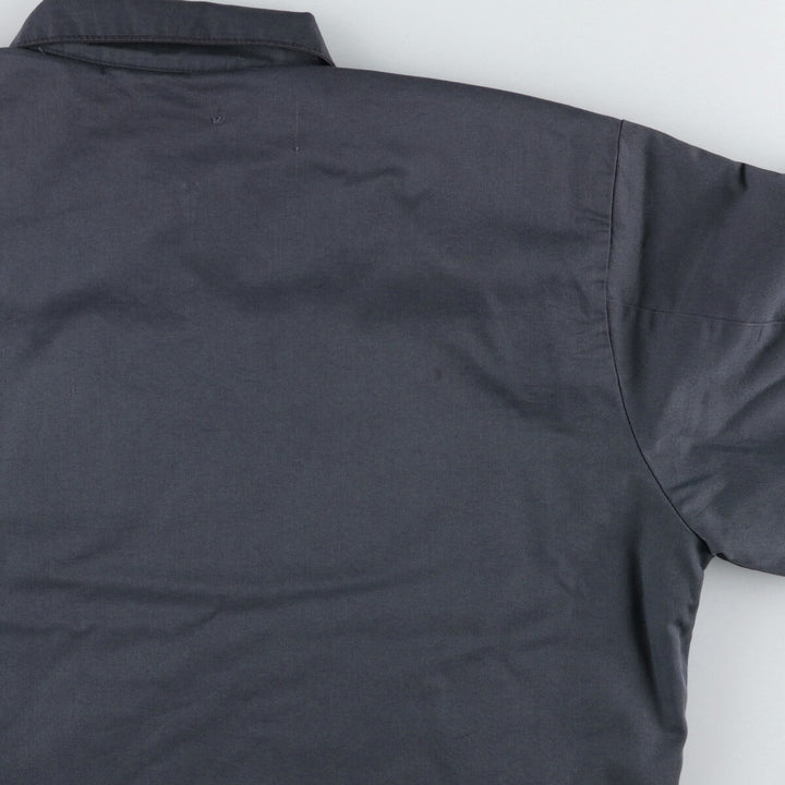 90'S Red Kap padded work jacket, men's size L, vintage polyester gray type Vintage Second Hand