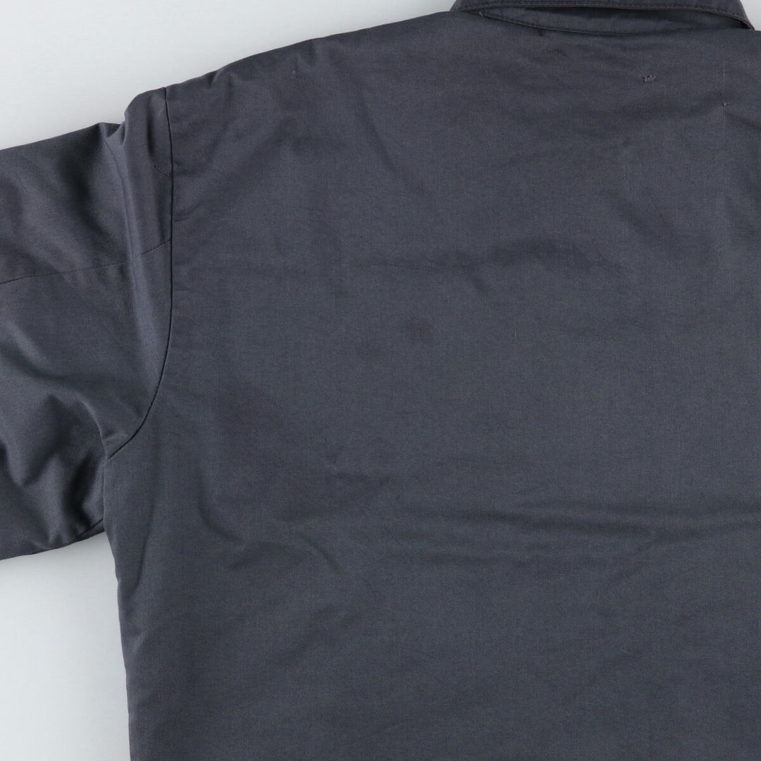 90'S Red Kap padded work jacket, men's size L, vintage polyester gray type Vintage Second Hand