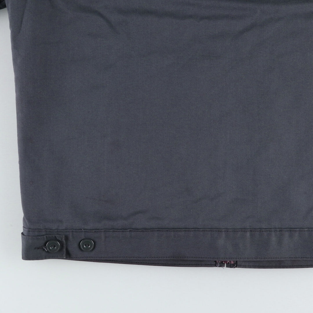 90'S Red Kap padded work jacket, men's size L, vintage polyester gray type Vintage Second Hand