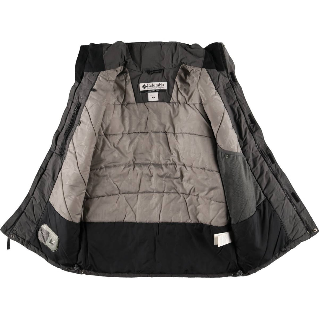 Columbia Men's Padded Mountain Jacket, Shell Jacket, Puffer Jacket, Size S Nylon black type Vintage Second Hand