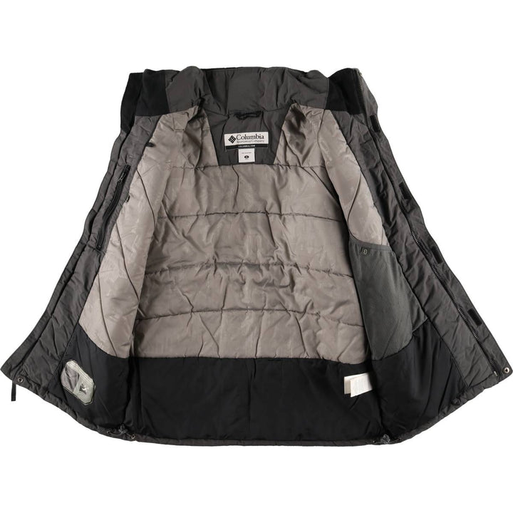 Columbia Men's Padded Mountain Jacket, Shell Jacket, Puffer Jacket, Size S Nylon black type Vintage Second Hand