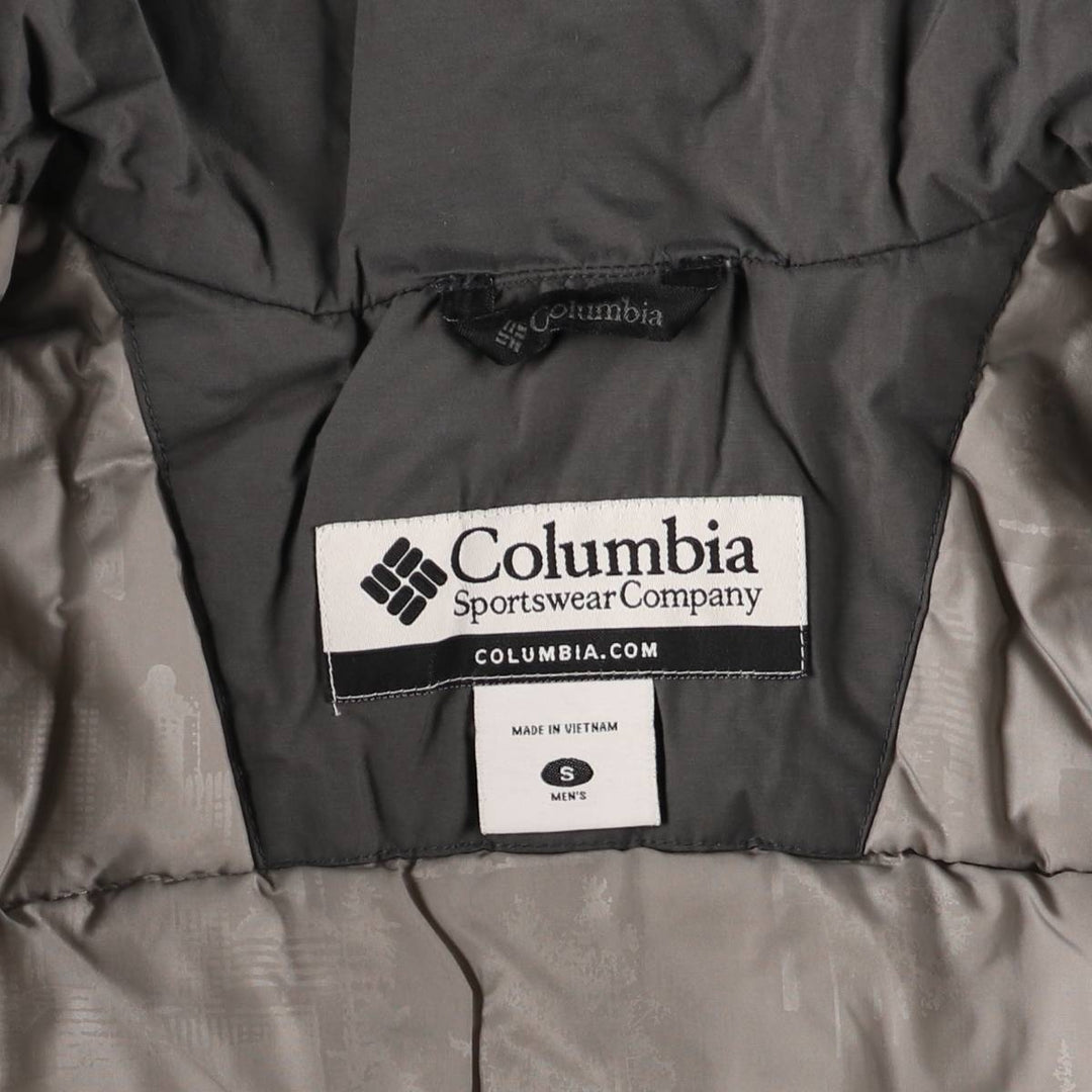Columbia Men's Padded Mountain Jacket, Shell Jacket, Puffer Jacket, Size S Nylon black type Vintage Second Hand