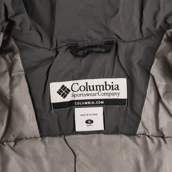 Columbia Men's Padded Mountain Jacket, Shell Jacket, Puffer Jacket, Size S Nylon black type Vintage Second Hand