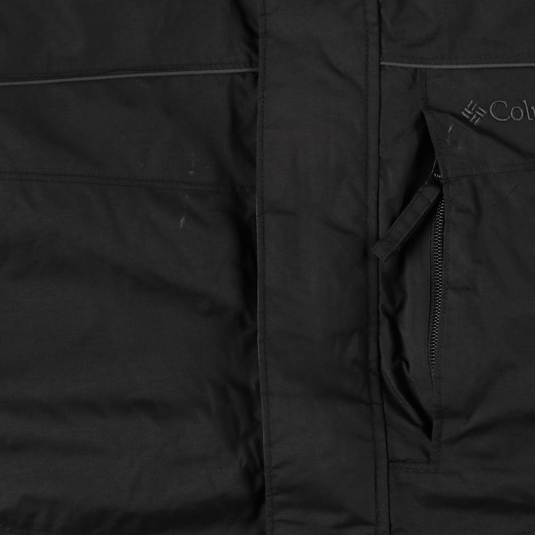 Columbia Men's Padded Mountain Jacket, Shell Jacket, Puffer Jacket, Size S Nylon black type Vintage Second Hand