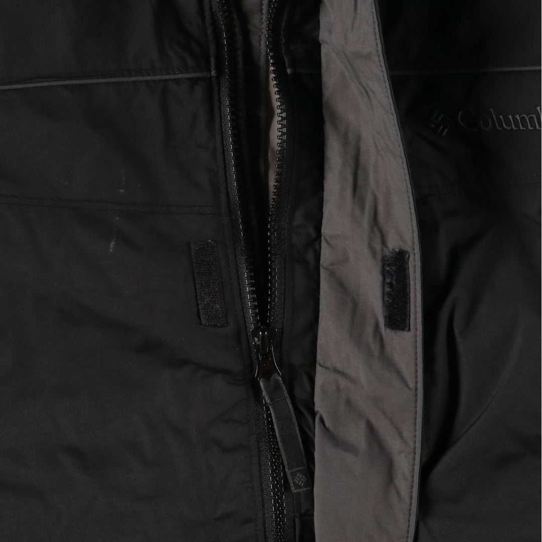 Columbia Men's Padded Mountain Jacket, Shell Jacket, Puffer Jacket, Size S Nylon black type Vintage Second Hand