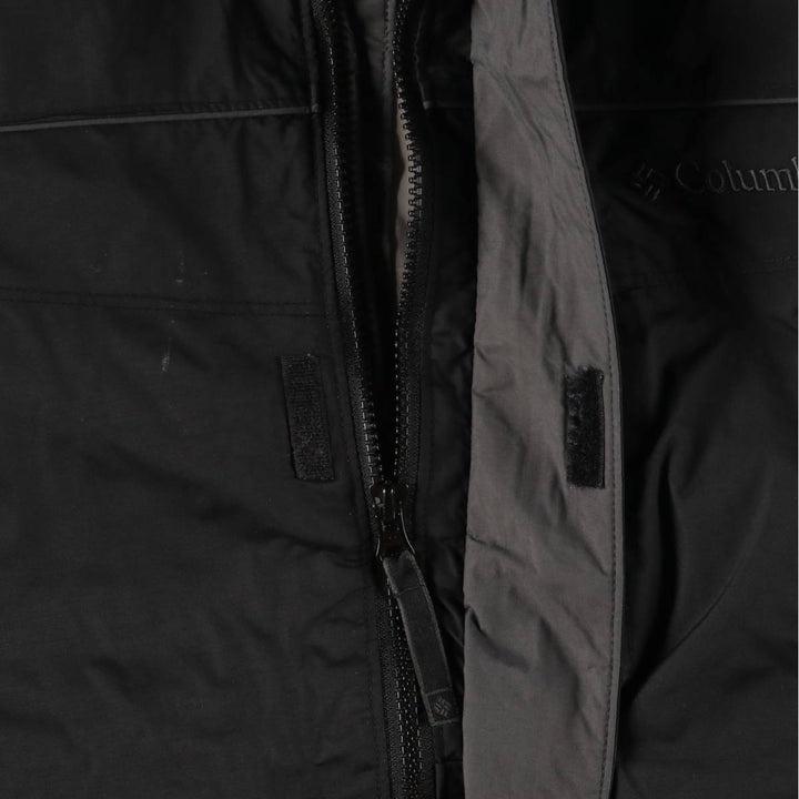 Columbia Men's Padded Mountain Jacket, Shell Jacket, Puffer Jacket, Size S Nylon black type Vintage Second Hand
