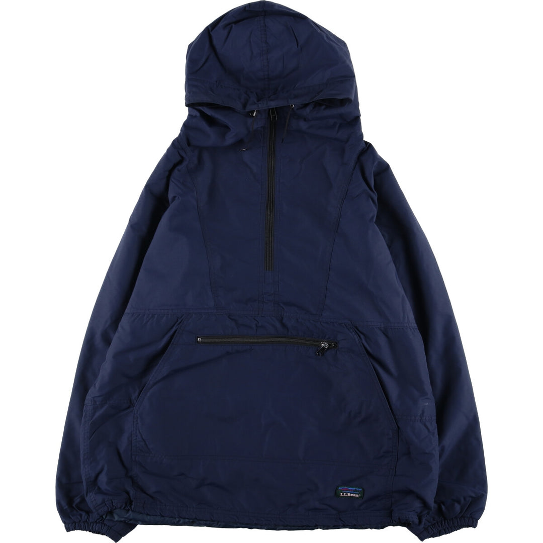 Vintage LLBean padded anorak parka from the 1980'S to 1990s, made in the USA, men's size XL unclear navy blue type Vintage Second Hand