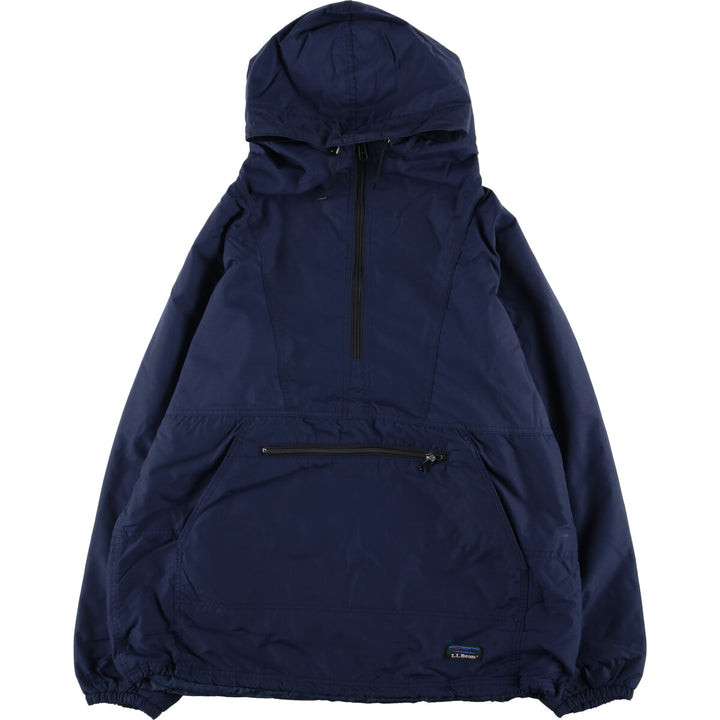 Vintage LLBean padded anorak parka from the 1980'S to 1990s, made in the USA, men's size XL unclear navy blue type Vintage Second Hand