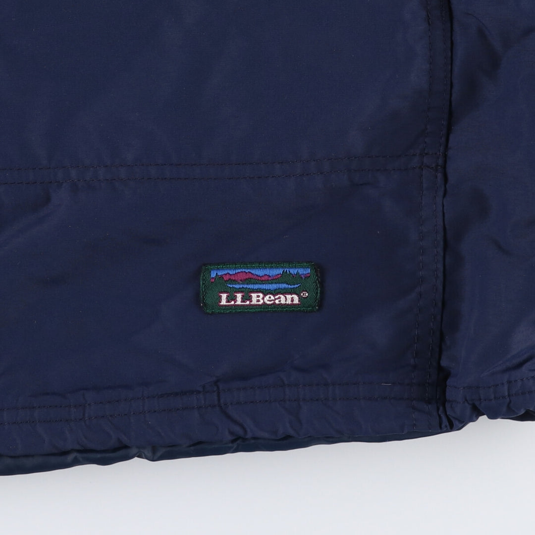 Vintage LLBean padded anorak parka from the 1980'S to 1990s, made in the USA, men's size XL unclear navy blue type Vintage Second Hand