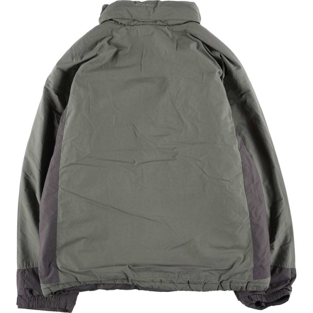 Columbia Men's Padded Mountain Jacket, Shell Jacket, Puffer Jacket, Size XL Nylon Khaki type Vintage Second Hand