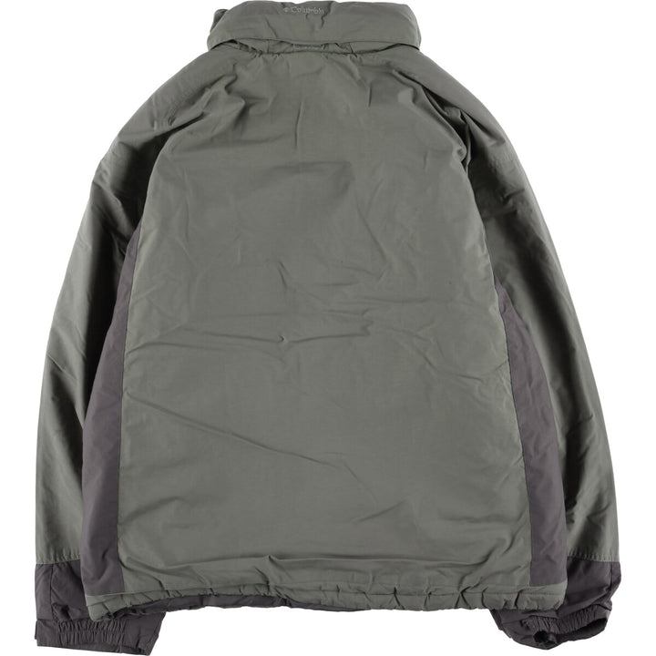 Columbia Men's Padded Mountain Jacket, Shell Jacket, Puffer Jacket, Size XL Nylon Khaki type Vintage Second Hand