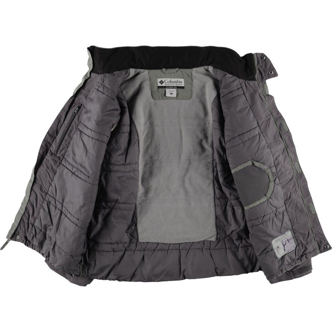 Columbia Men's Padded Mountain Jacket, Shell Jacket, Puffer Jacket, Size XL Nylon Khaki type Vintage Second Hand