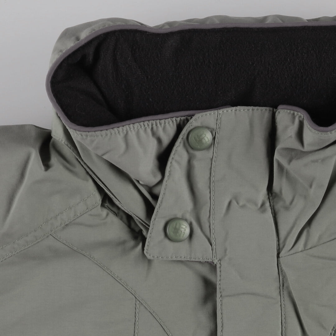 Columbia Men's Padded Mountain Jacket, Shell Jacket, Puffer Jacket, Size XL Nylon Khaki type Vintage Second Hand