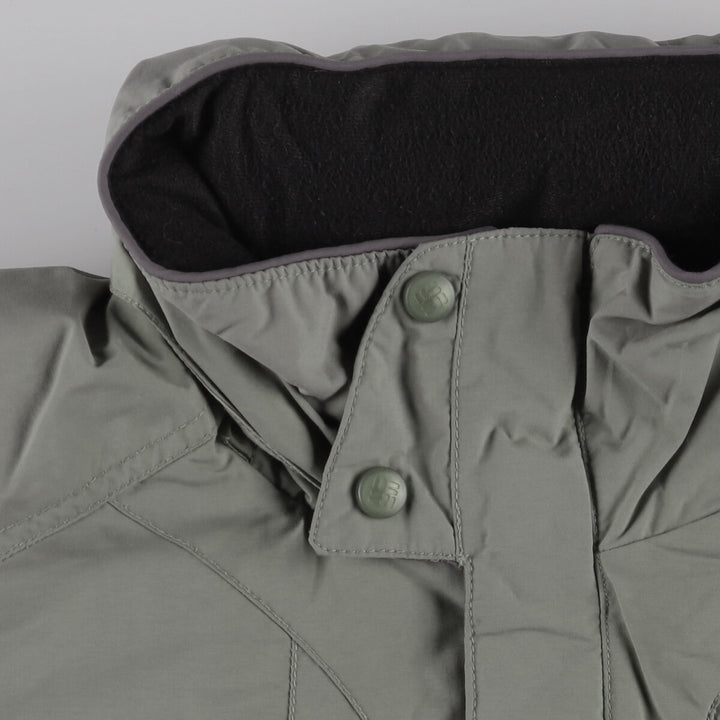 Columbia Men's Padded Mountain Jacket, Shell Jacket, Puffer Jacket, Size XL Nylon Khaki type Vintage Second Hand