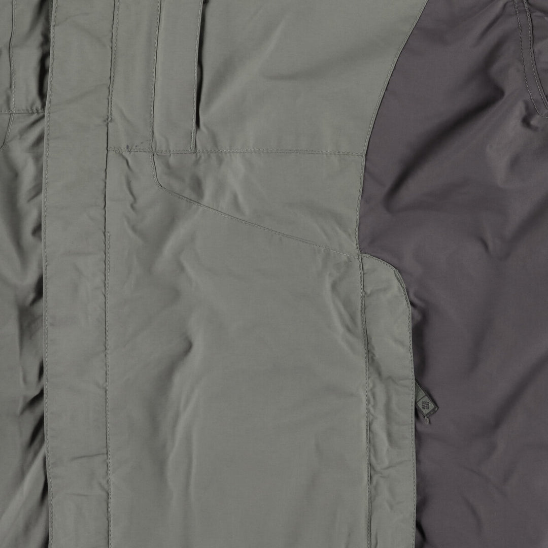 Columbia Men's Padded Mountain Jacket, Shell Jacket, Puffer Jacket, Size XL Nylon Khaki type Vintage Second Hand