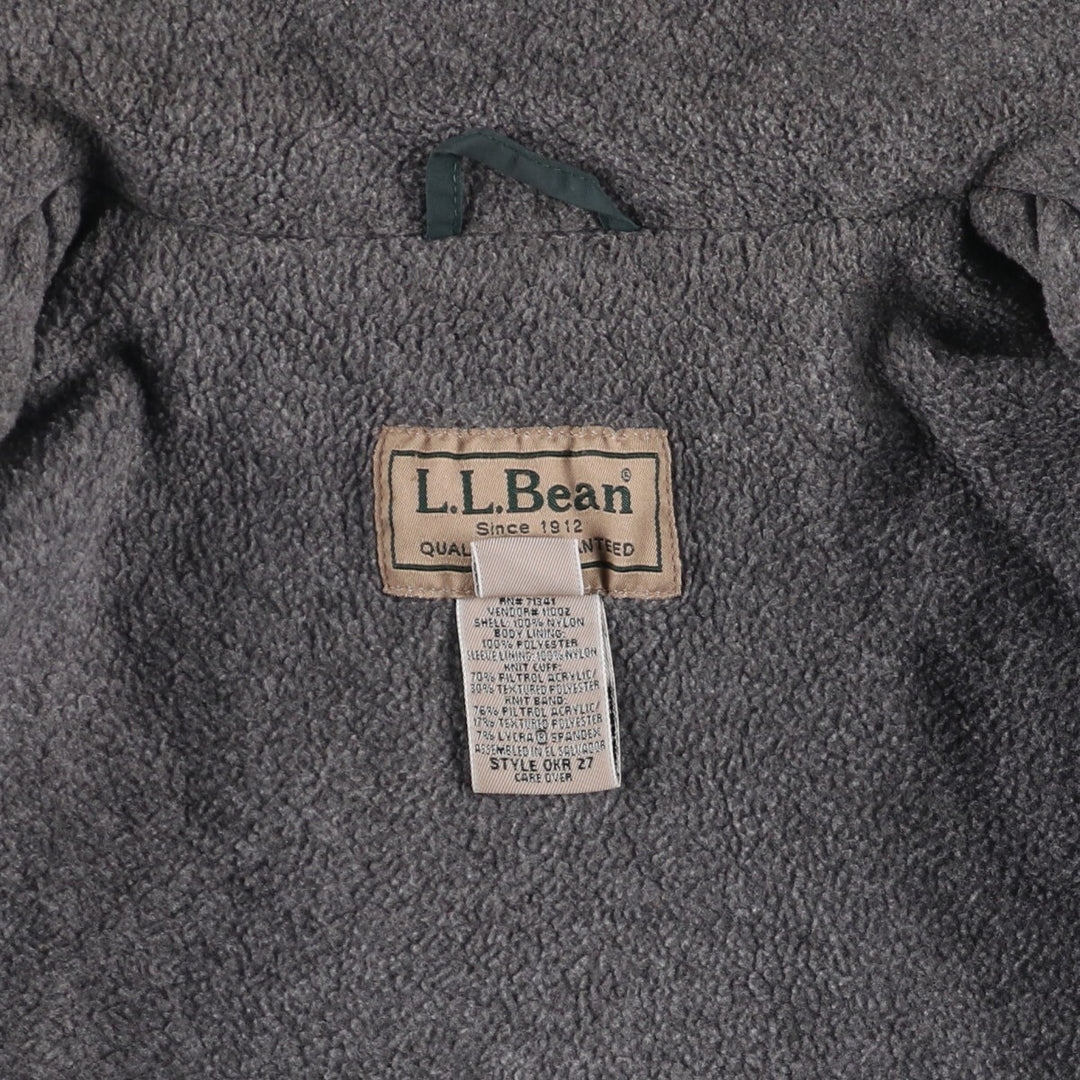 LLBean Nylon Jacket, Men's Size L Nylon green type Vintage Second Hand