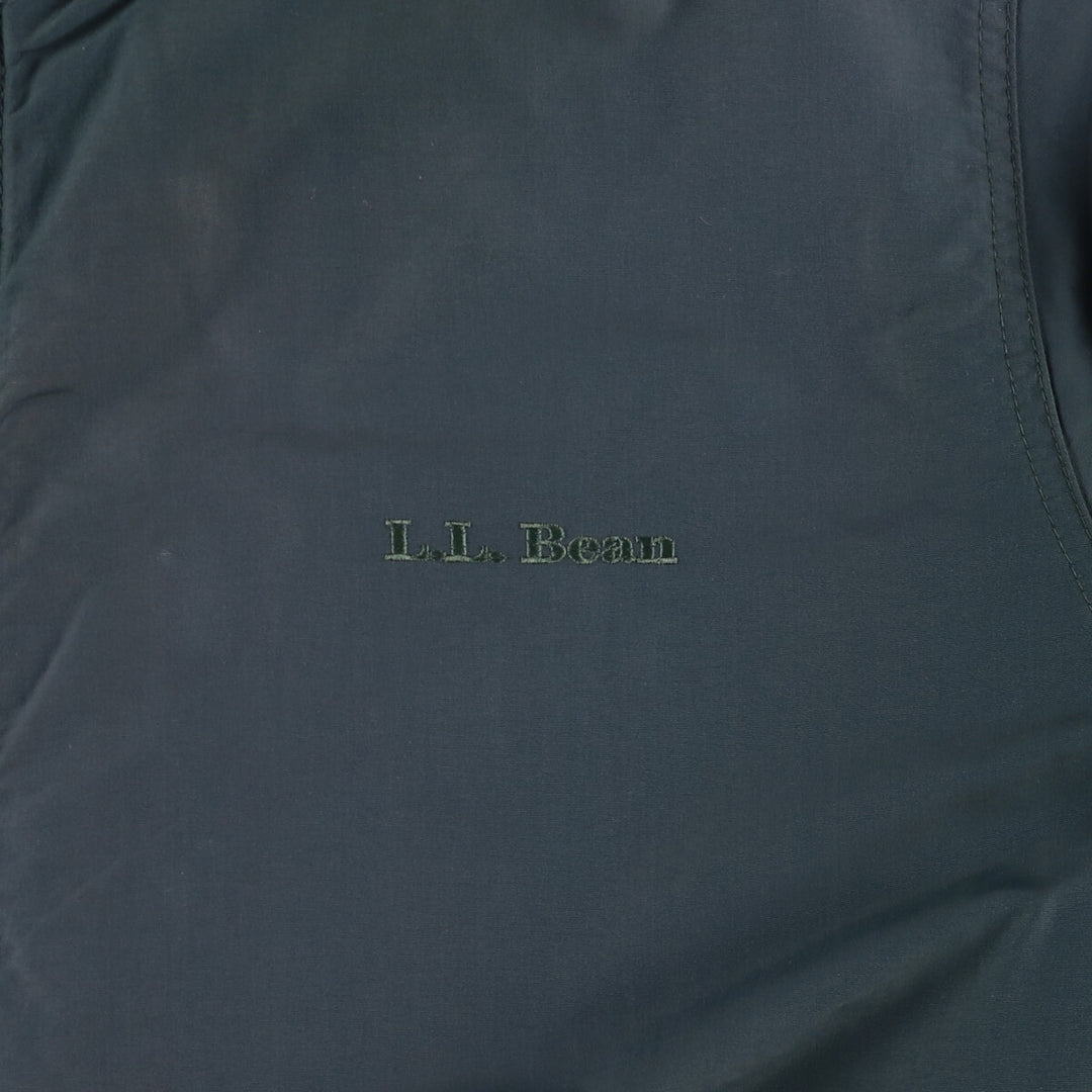 LLBean Nylon Jacket, Men's Size L Nylon green type Vintage Second Hand