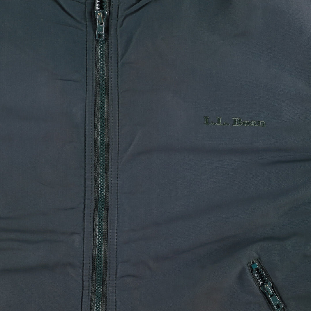 LLBean Nylon Jacket, Men's Size L Nylon green type Vintage Second Hand