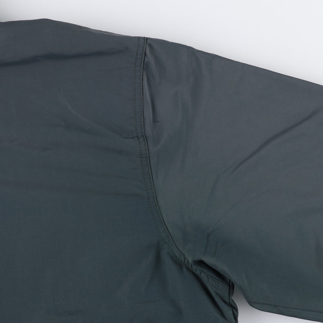 LLBean Nylon Jacket, Men's Size L Nylon green type Vintage Second Hand