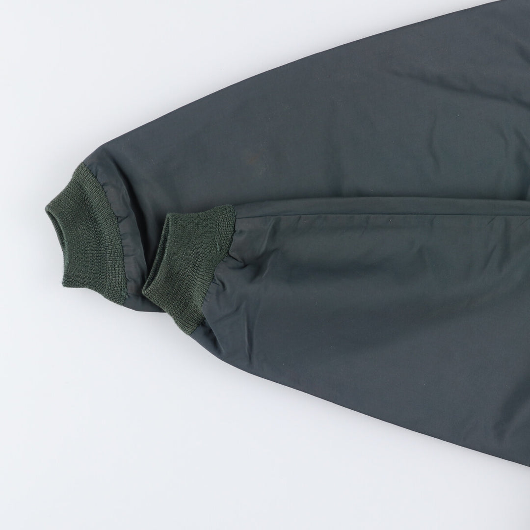 LLBean Nylon Jacket, Men's Size L Nylon green type Vintage Second Hand