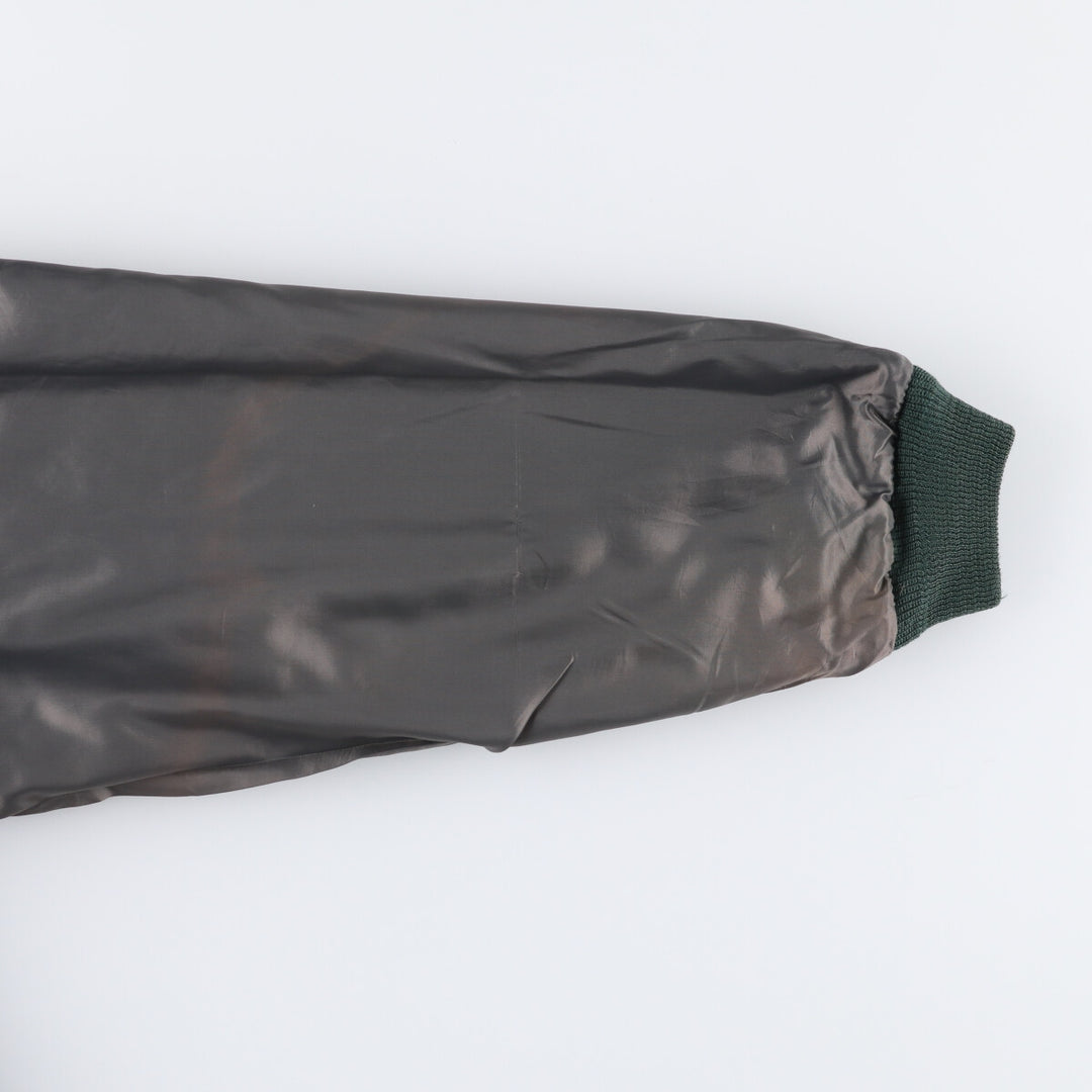 LLBean Nylon Jacket, Men's Size L Nylon green type Vintage Second Hand