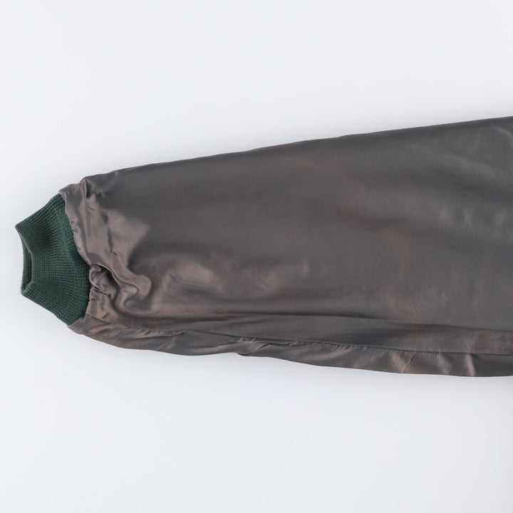 LLBean Nylon Jacket, Men's Size L Nylon green type Vintage Second Hand