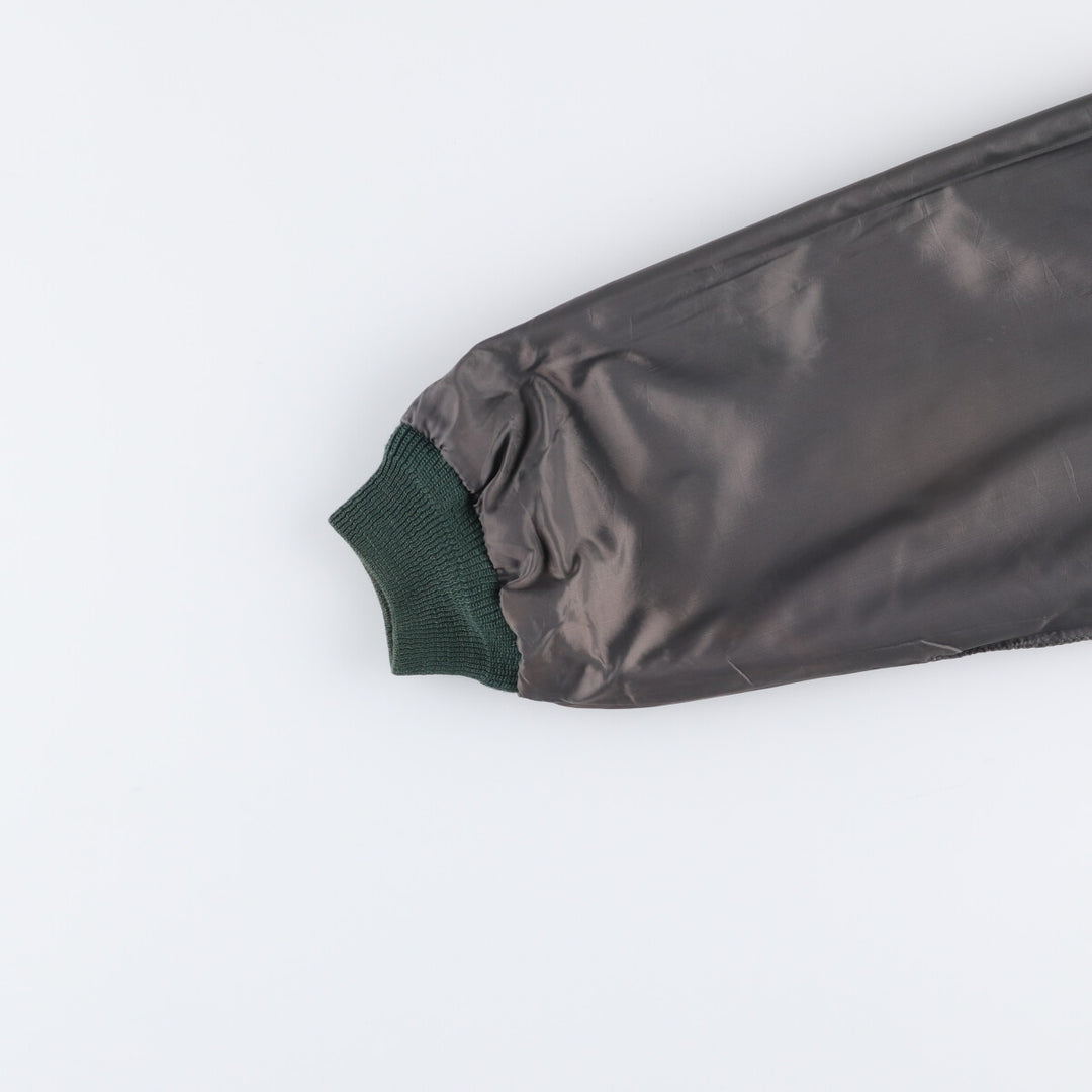 LLBean Nylon Jacket, Men's Size L Nylon green type Vintage Second Hand