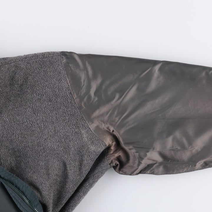 LLBean Nylon Jacket, Men's Size L Nylon green type Vintage Second Hand