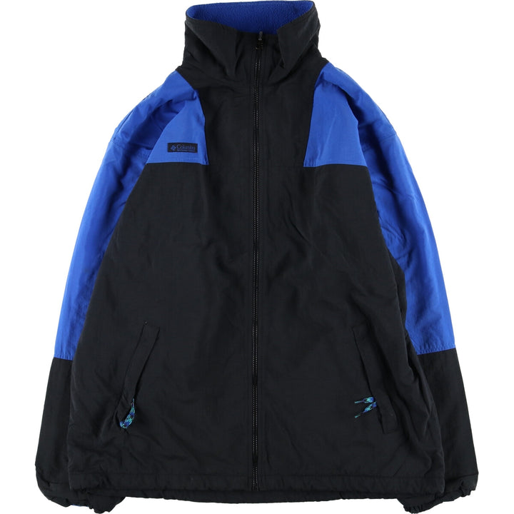 90'S Columbia White Tag Windbreaker Men's XL unclear blue type Vintage Second Hand