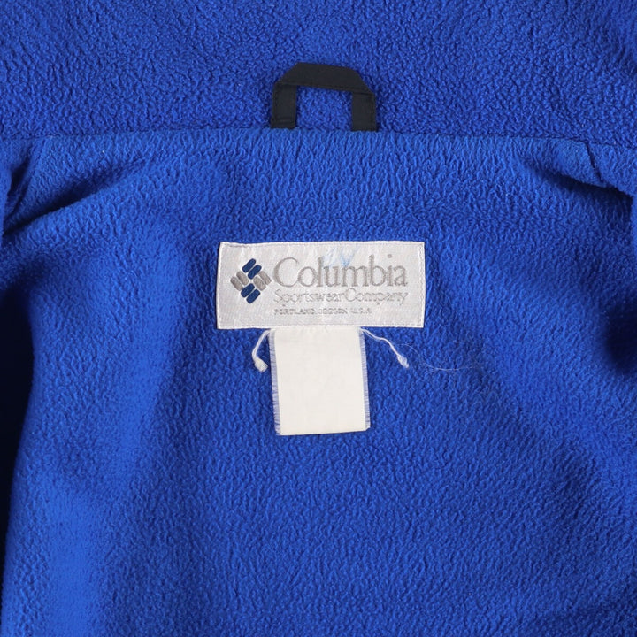 90'S Columbia White Tag Windbreaker Men's XL unclear blue type Vintage Second Hand
