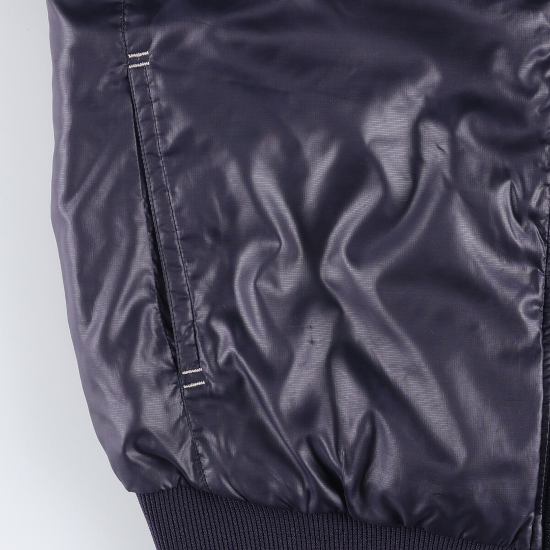 PUMA Ripstop Reversible Padded Puffer Jacket, Men's Size L polyester navy blue type Vintage Second Hand