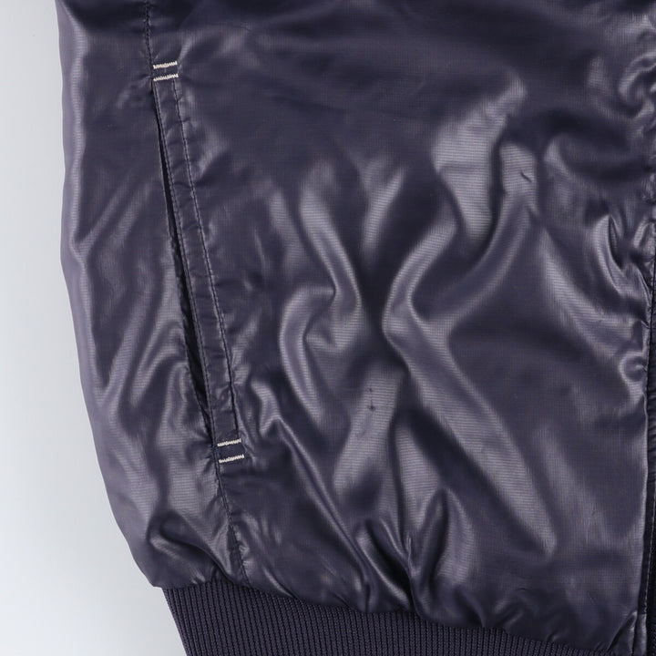 PUMA Ripstop Reversible Padded Puffer Jacket, Men's Size L polyester navy blue type Vintage Second Hand