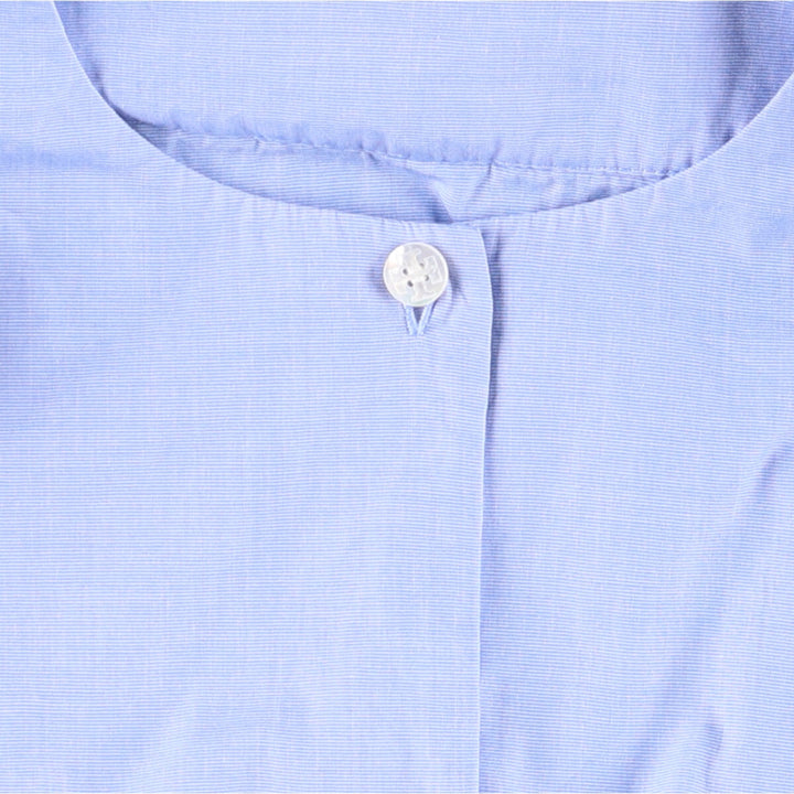 Tory Burch ruffled long-sleeved midi-length flared dress, women's size XXS cotton blue type Vintage Second Hand
