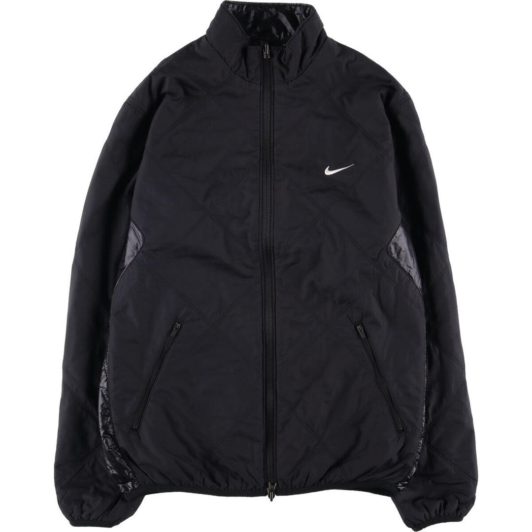 Nike Golf Reversible Ripstop Padded Puffer Jacket, Men's Size L Nylon black type Vintage Second Hand