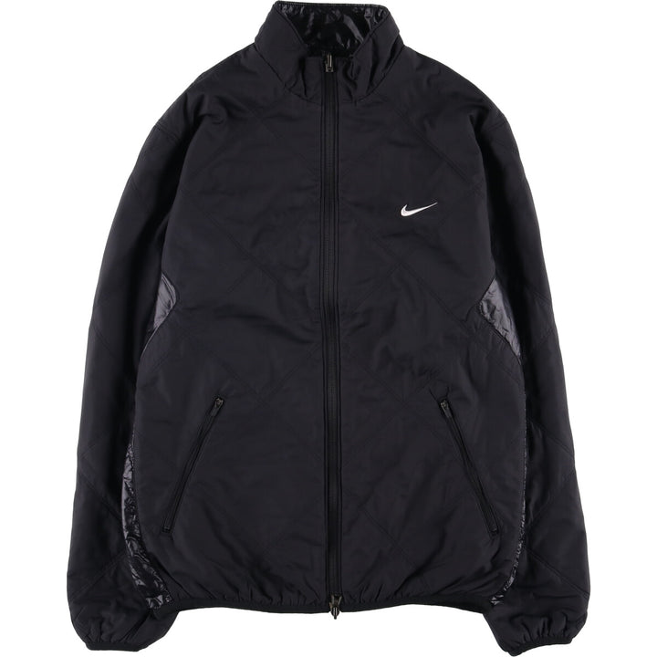 Nike Golf Reversible Ripstop Padded Puffer Jacket, Men's Size L Nylon black type Vintage Second Hand