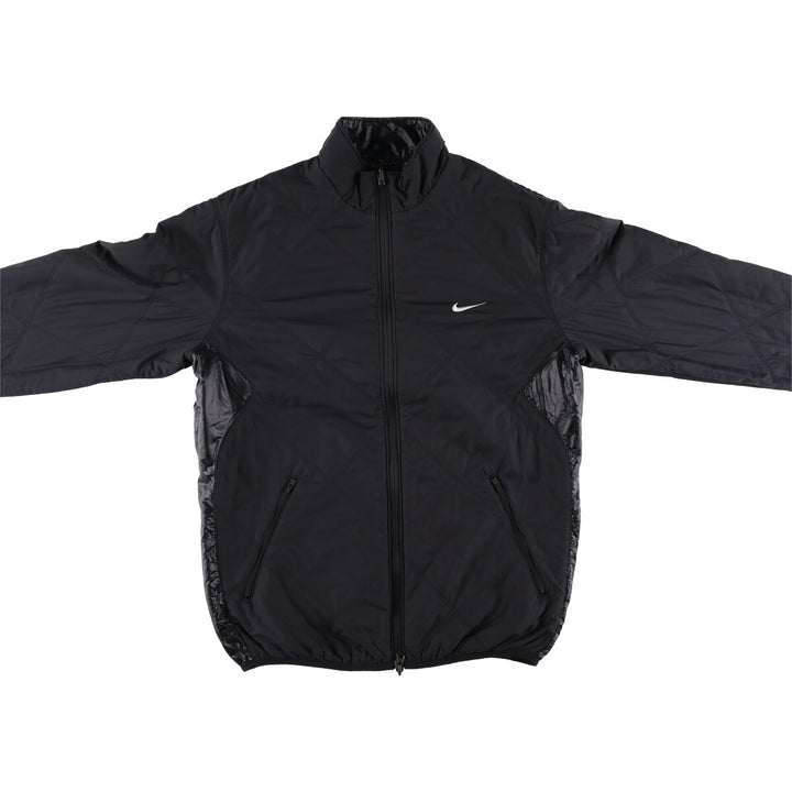 Nike Golf Reversible Ripstop Padded Puffer Jacket, Men's Size L Nylon black type Vintage Second Hand