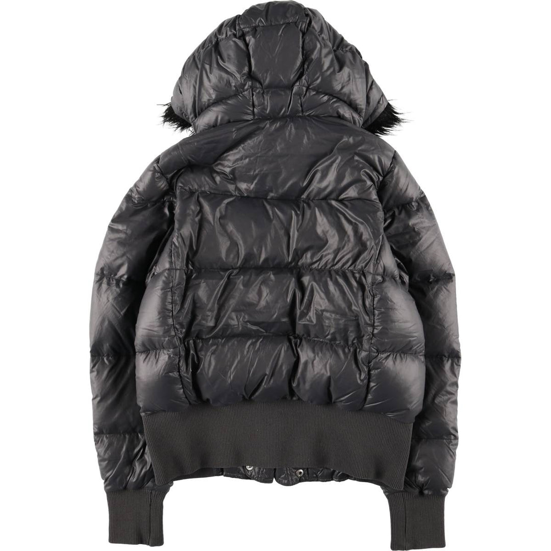 2000'S Nike Goose Down Parka, Women's Size L Nylon gray type Vintage Second Hand