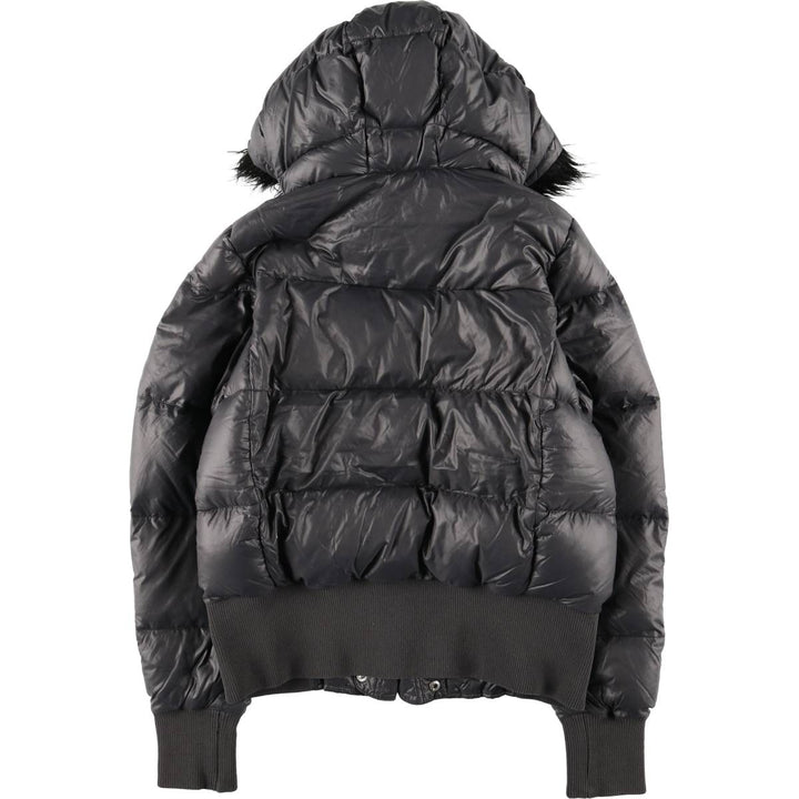 2000'S Nike Goose Down Parka, Women's Size L Nylon gray type Vintage Second Hand