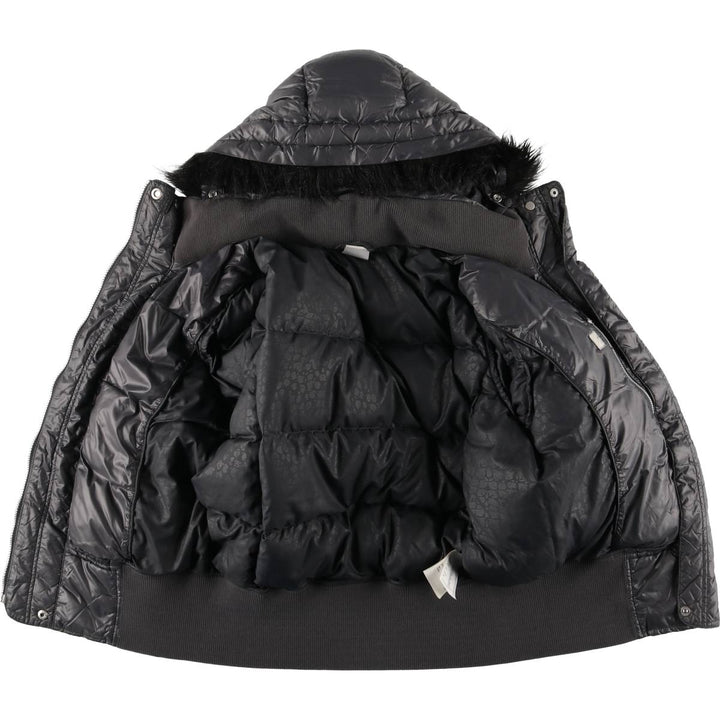 2000'S Nike Goose Down Parka, Women's Size L Nylon gray type Vintage Second Hand