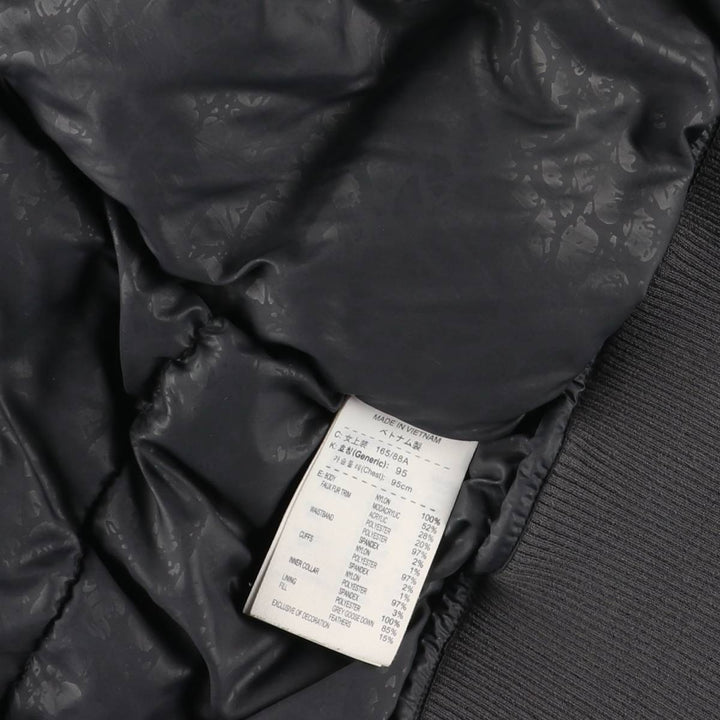 2000'S Nike Goose Down Parka, Women's Size L Nylon gray type Vintage Second Hand