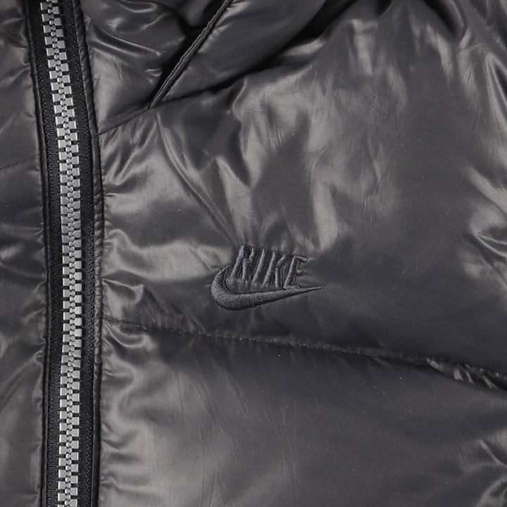2000'S Nike Goose Down Parka, Women's Size L Nylon gray type Vintage Second Hand