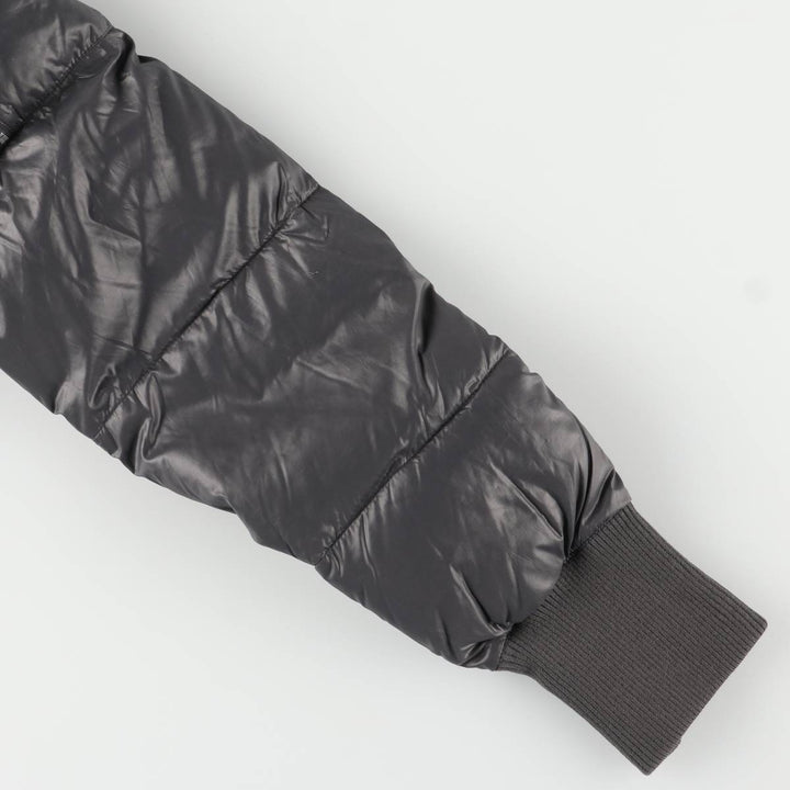 2000'S Nike Goose Down Parka, Women's Size L Nylon gray type Vintage Second Hand