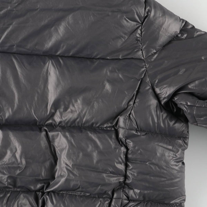 2000'S Nike Goose Down Parka, Women's Size L Nylon gray type Vintage Second Hand