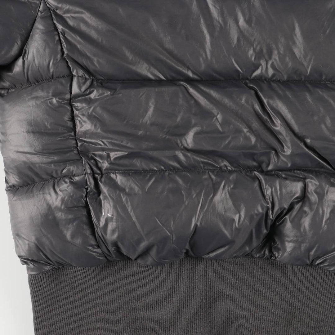 2000'S Nike Goose Down Parka, Women's Size L Nylon gray type Vintage Second Hand